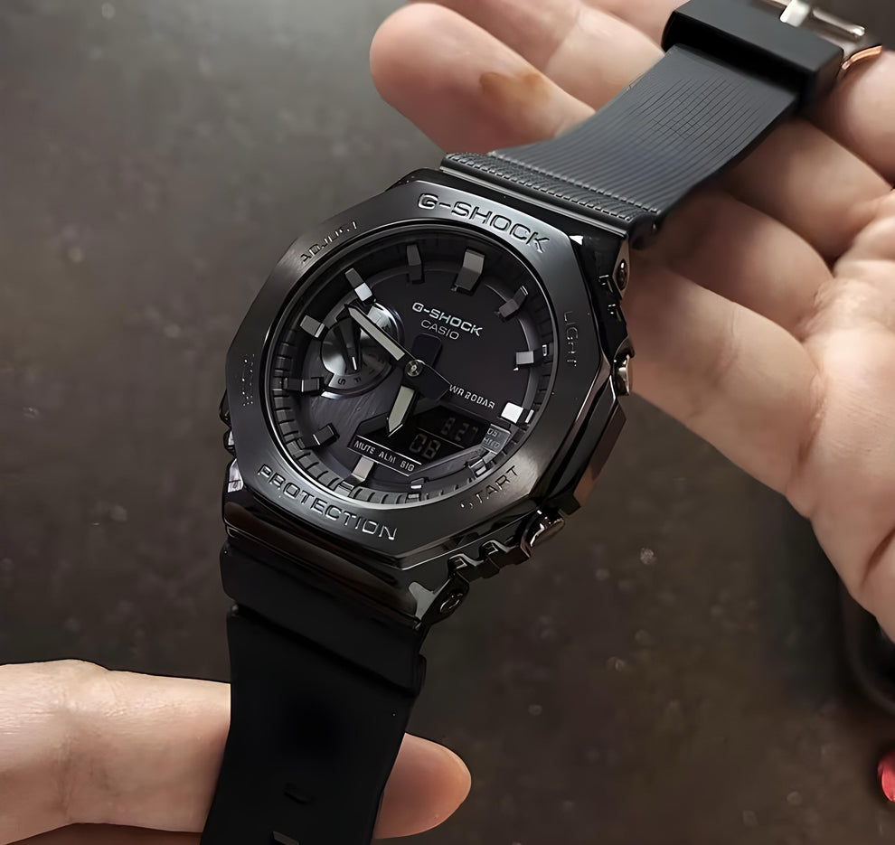 GM 2100 METAL FULLY BLACK WATCH