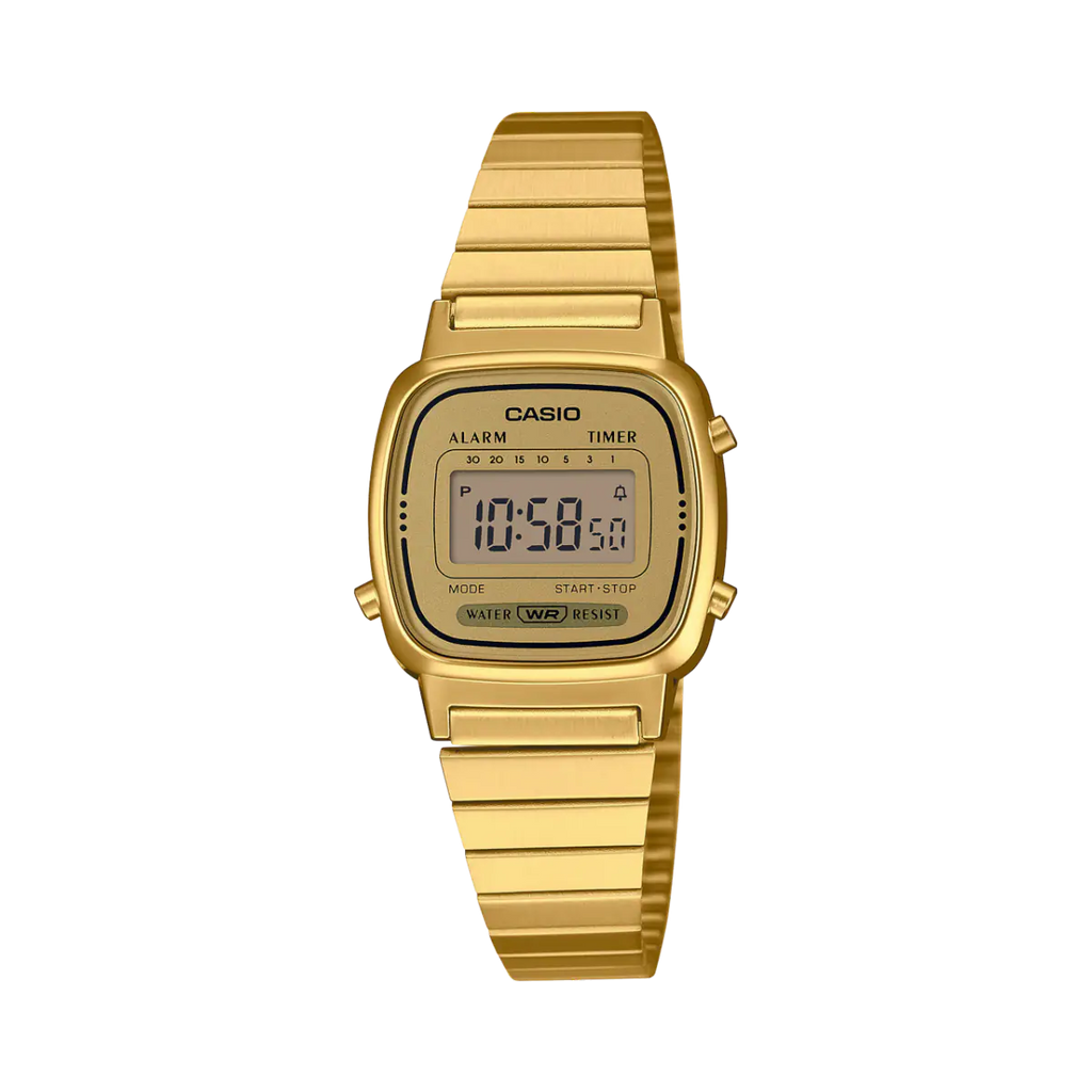 CASIO-670-SMALL-DAIL GOLD