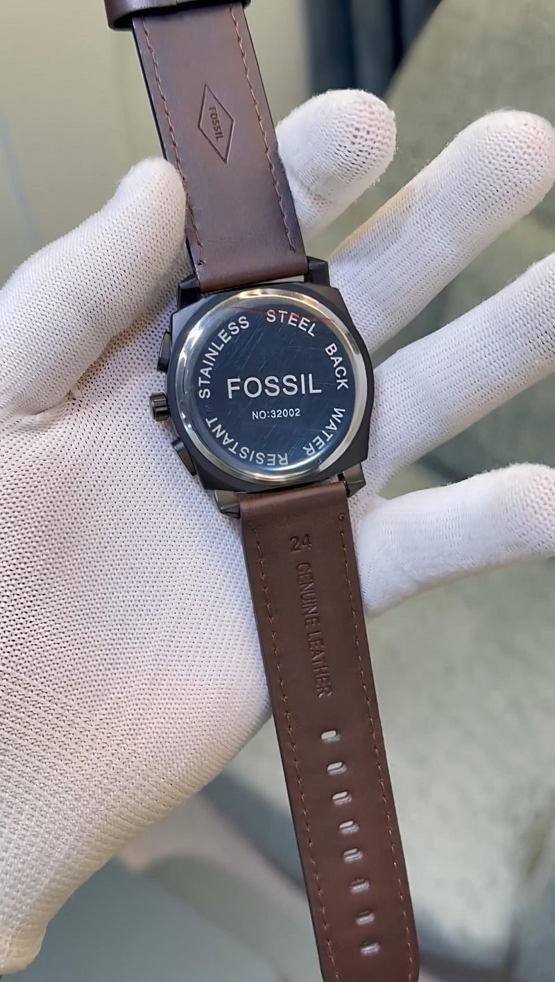 FS4656 LEATHER BELT WATCH